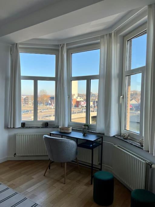 Bellevue - Grand Appartement Pour 5 Sur Les Quais De La Meuse Liège Eksteriør billede